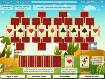 Cardmania Golf Solitaire